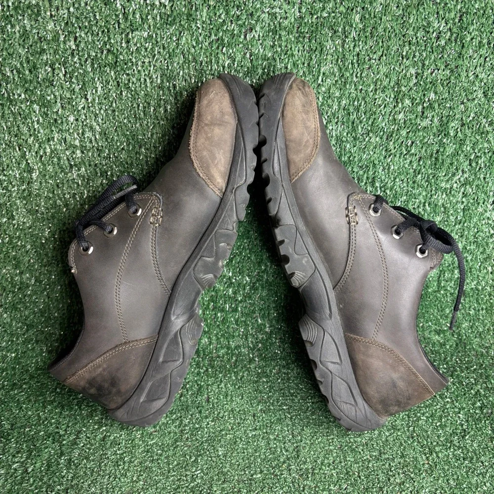 Timberland 9455R Waterproof Leather Rugged Casual Oxford Shoe Brown Mens Size 11